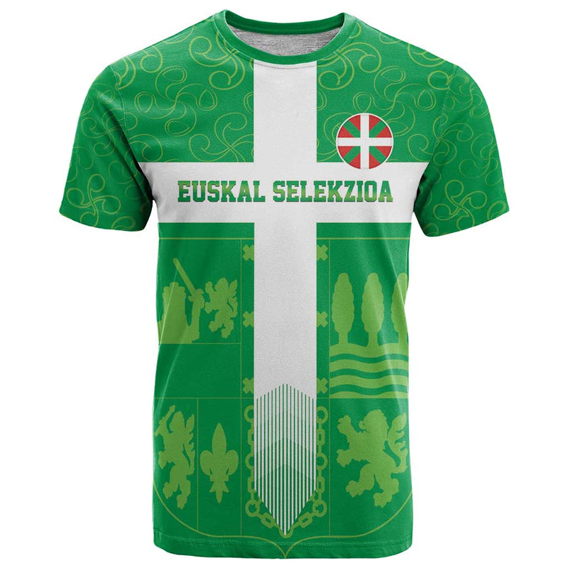 Custom Basque Euskadi Football Euskal Selekzioa Go Champion T Shirt