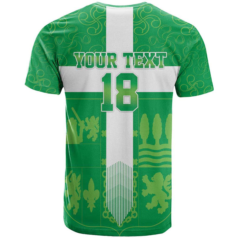 Custom Basque Euskadi Football Euskal Selekzioa Go Champion T Shirt