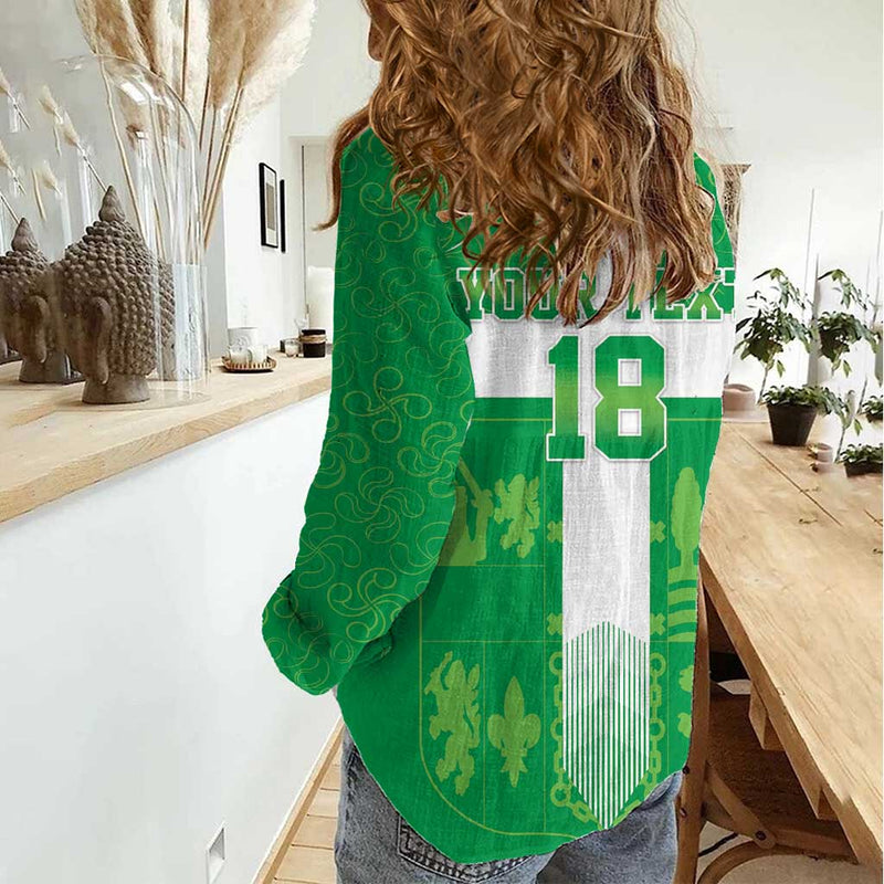 Custom Basque Euskadi Football Euskal Selekzioa Go Champion Women Casual Shirt