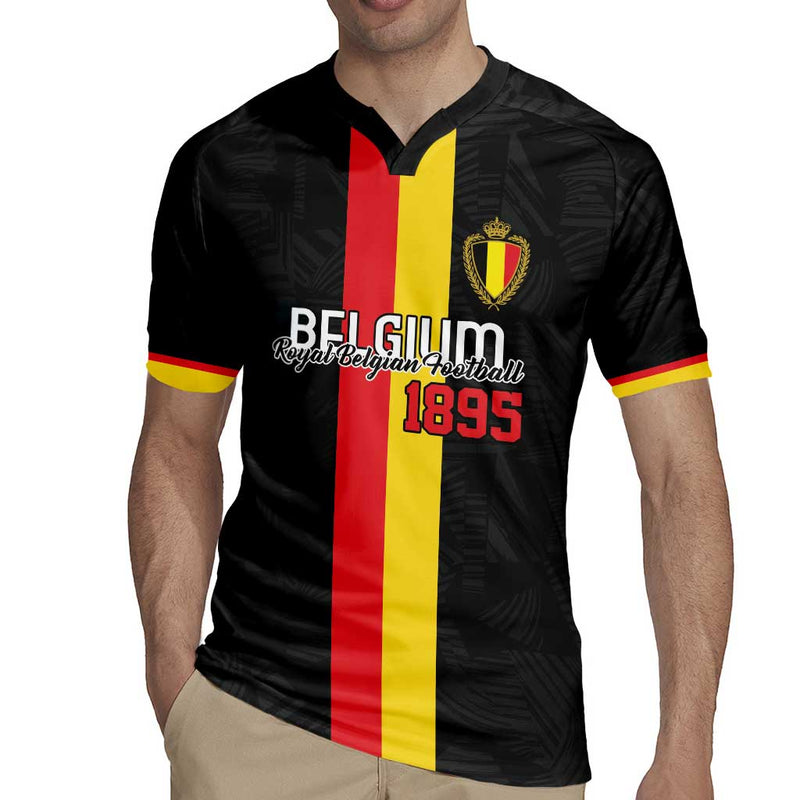 Custom Belgium Football De Rode Duivels Rugby Jersey