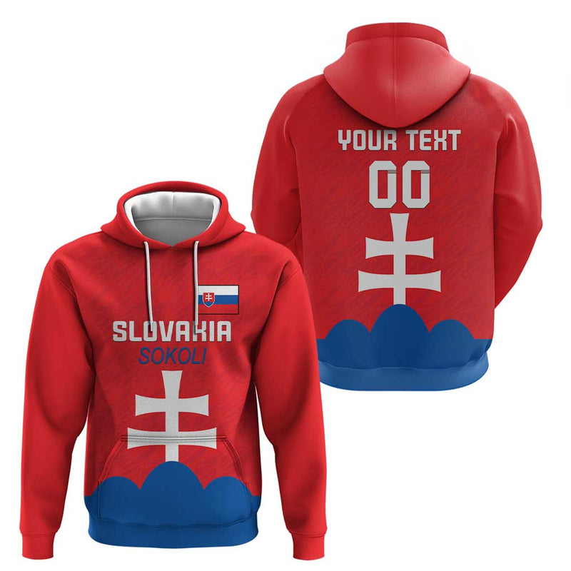 Custom Slovakia Football Come On Sokoli Hoodie
