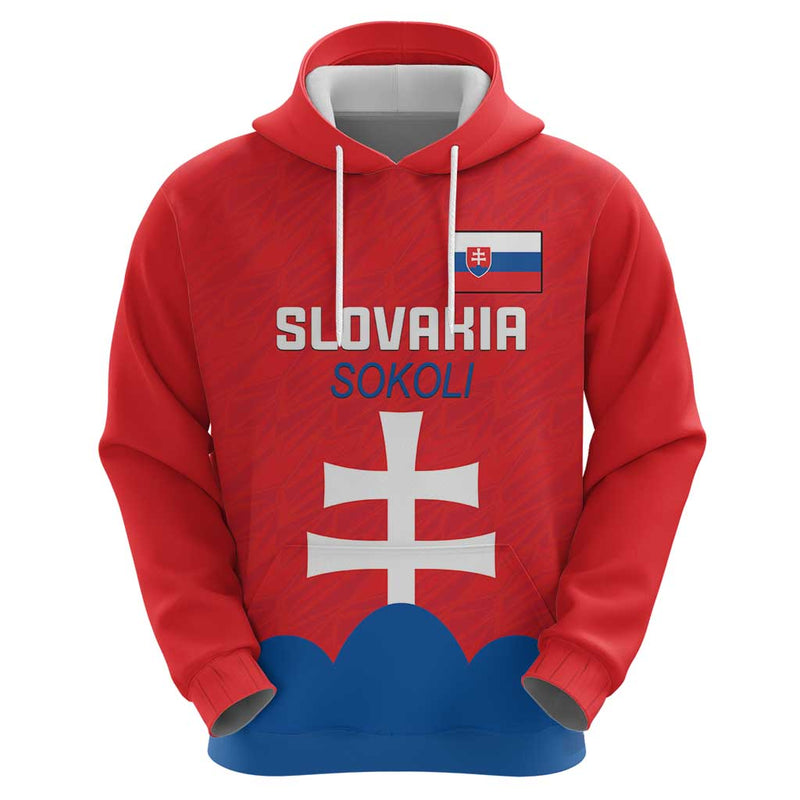 Custom Slovakia Football Come On Sokoli Hoodie