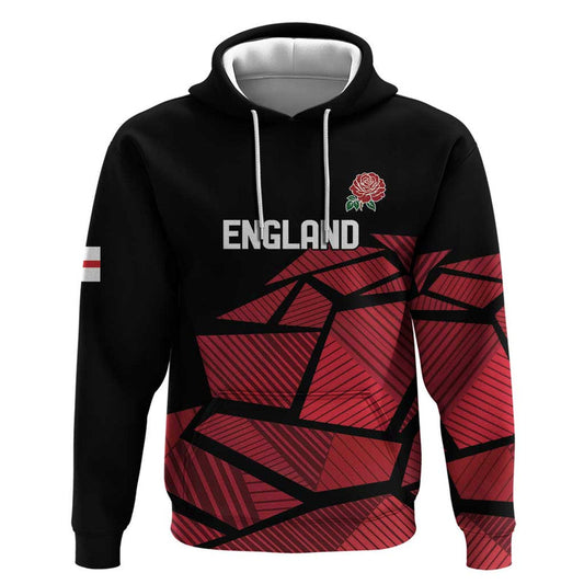 England Rugby Custom Red Roses Go Champion Hoodie