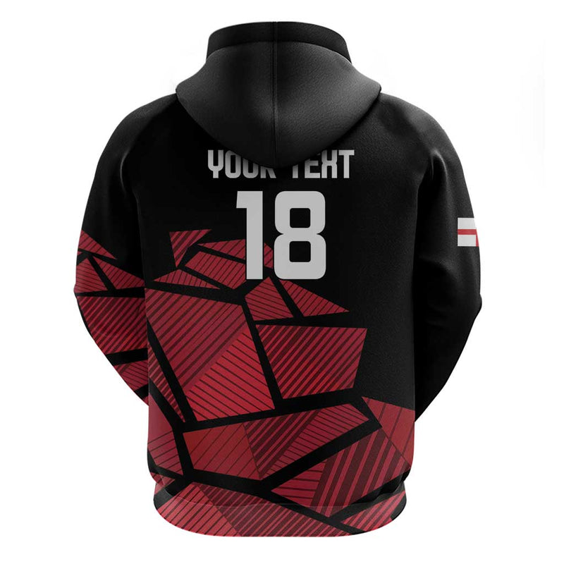 England Rugby Custom Red Roses Go Champion Hoodie