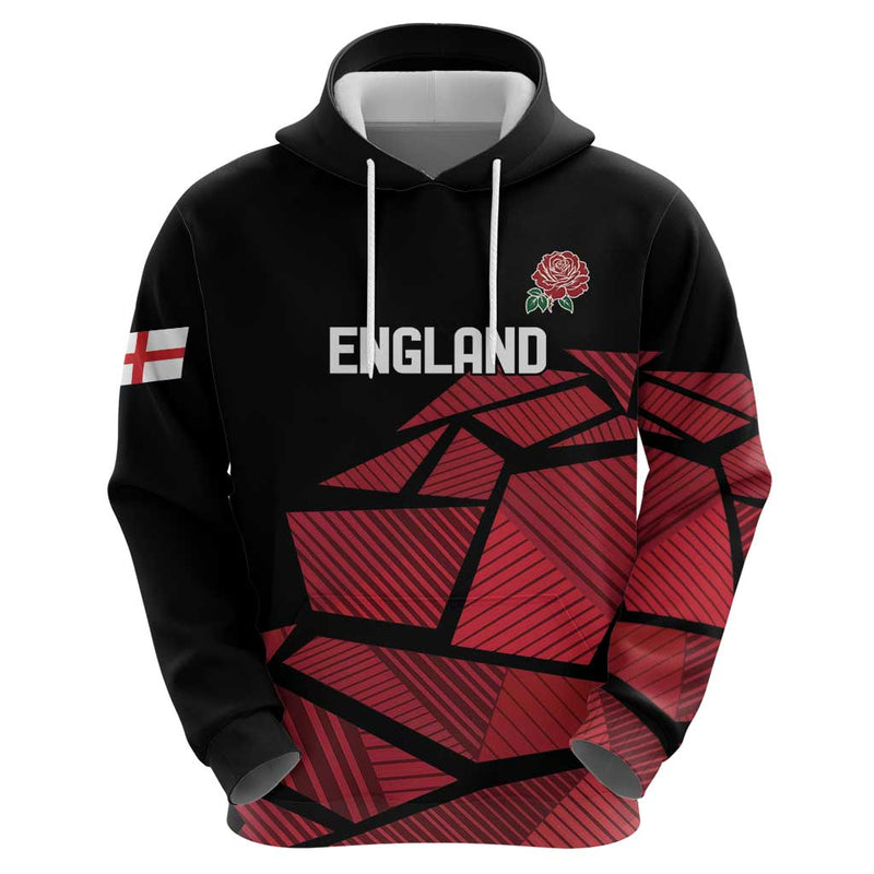 England Rugby Custom Red Roses Go Champion Hoodie