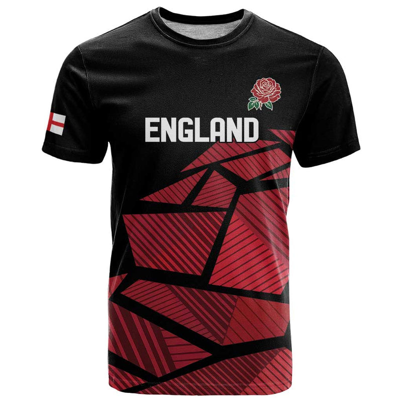 England Rugby Custom Red Roses Go Champion T Shirt