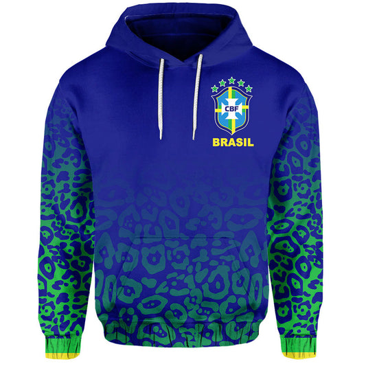 Custom Brazil Football 2022 Hoodie