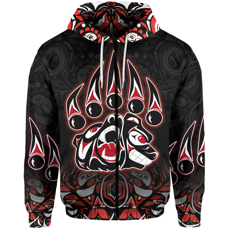 Custom Canada Haida Bear Hoodie