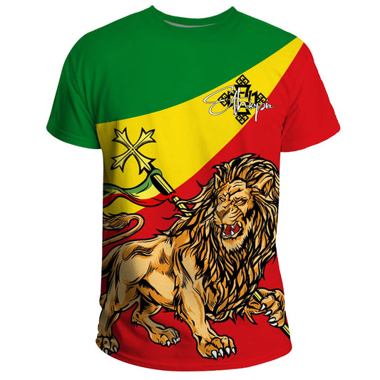 Ethiopia T Shirt, Ethiopia Lion Judah