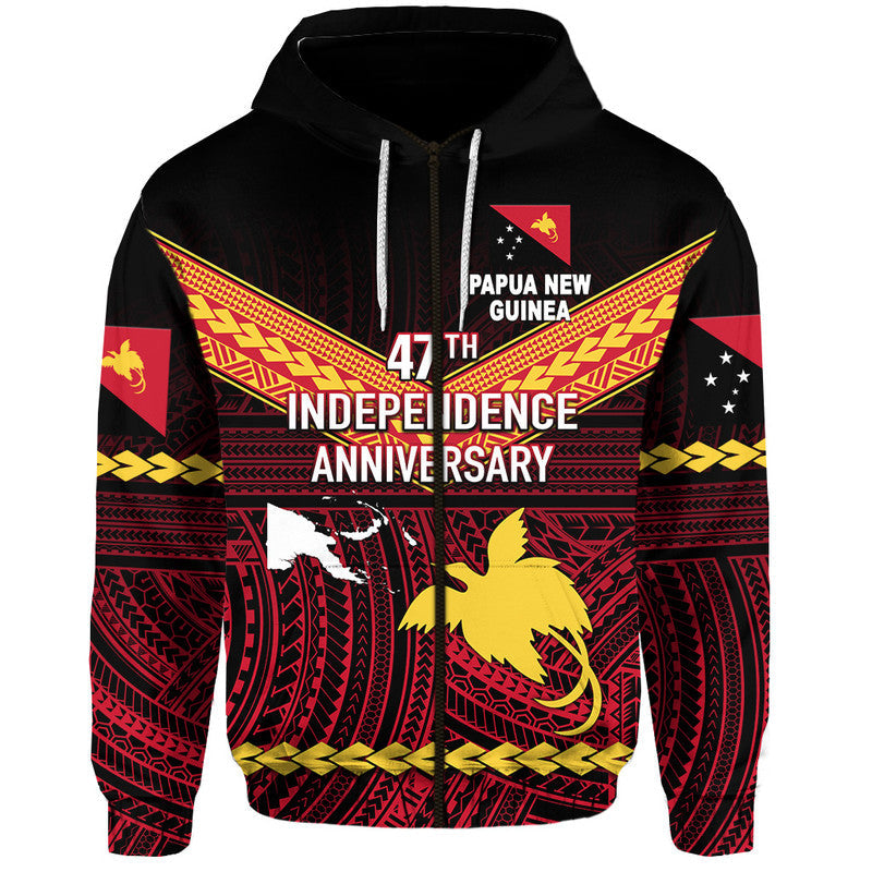 (God Blessing PNG) Papua New Guinea 47th Independence Day Simple Style Hoodie
