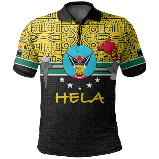 Custom Hela Province Of Papua New Guinea Polo Shirt
