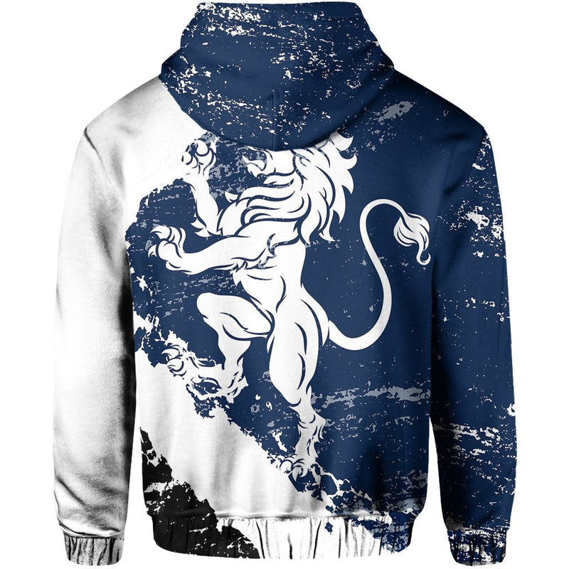 (Suomi) Finland Lion On Top Zipper