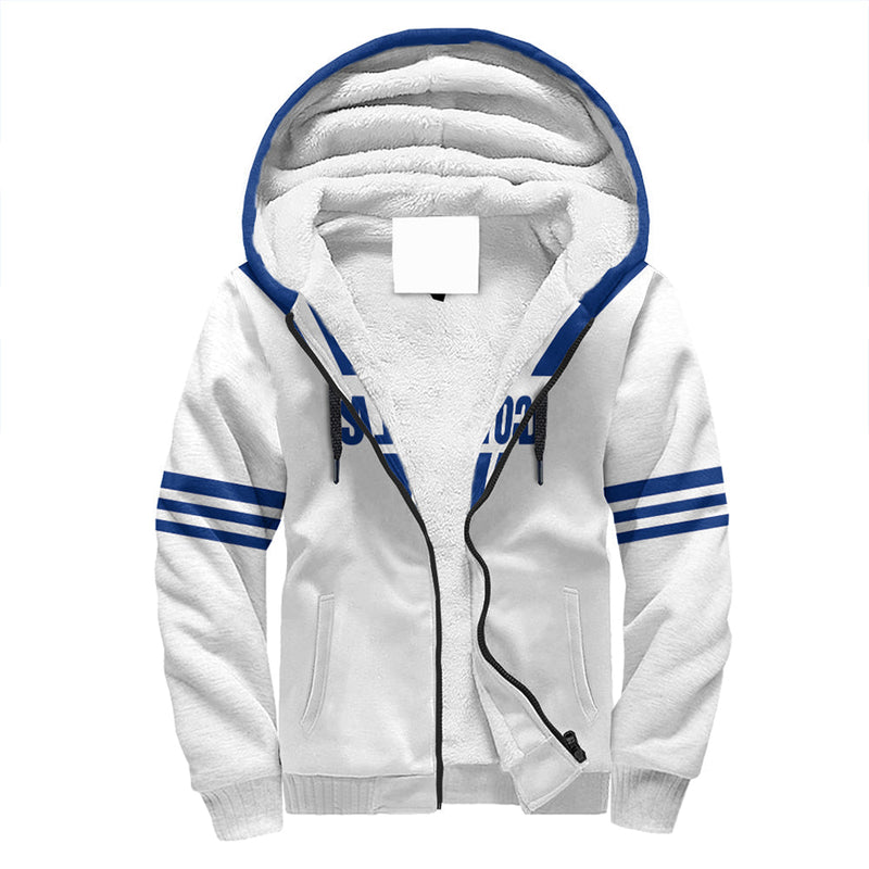( Custom ) Scotland Royal Blue Sherpa Hoodie