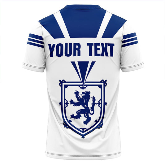 (Custom ) Scotland Royal Blue T Shirt