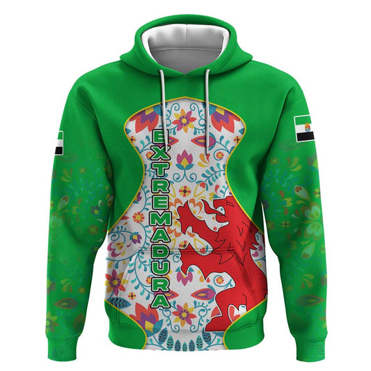 Extremadura Flag Hoodie Autonomous Community of Spain