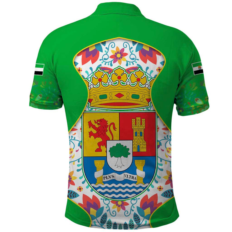 Extremadura Flag Polo Shirt Autonomous Community of Spain