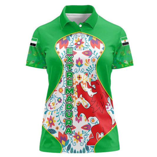 Extremadura Flag Women Polo Shirt Autonomous Community of Spain