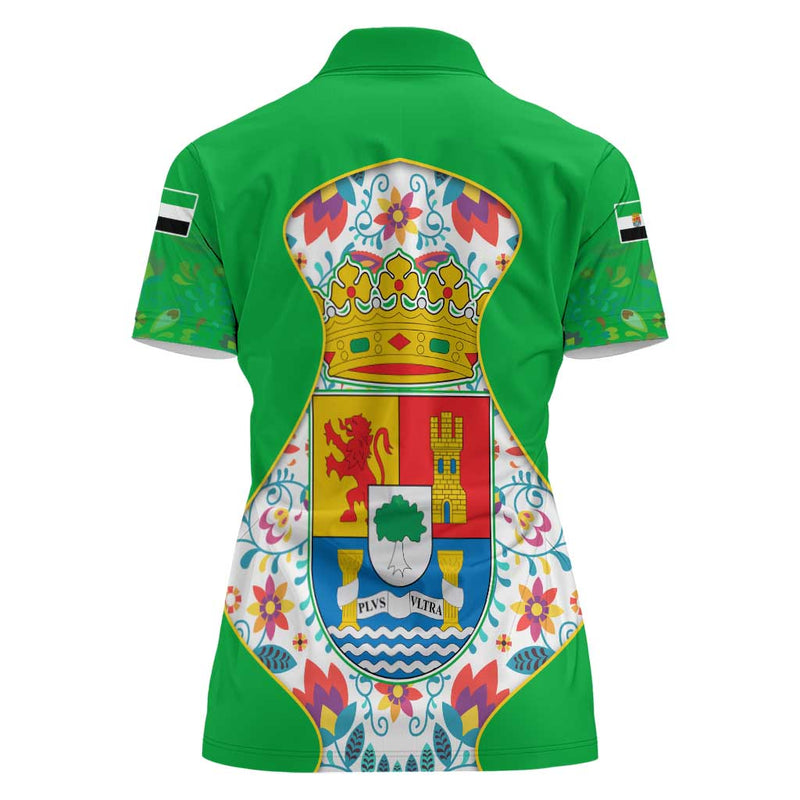 Extremadura Flag Women Polo Shirt Autonomous Community of Spain