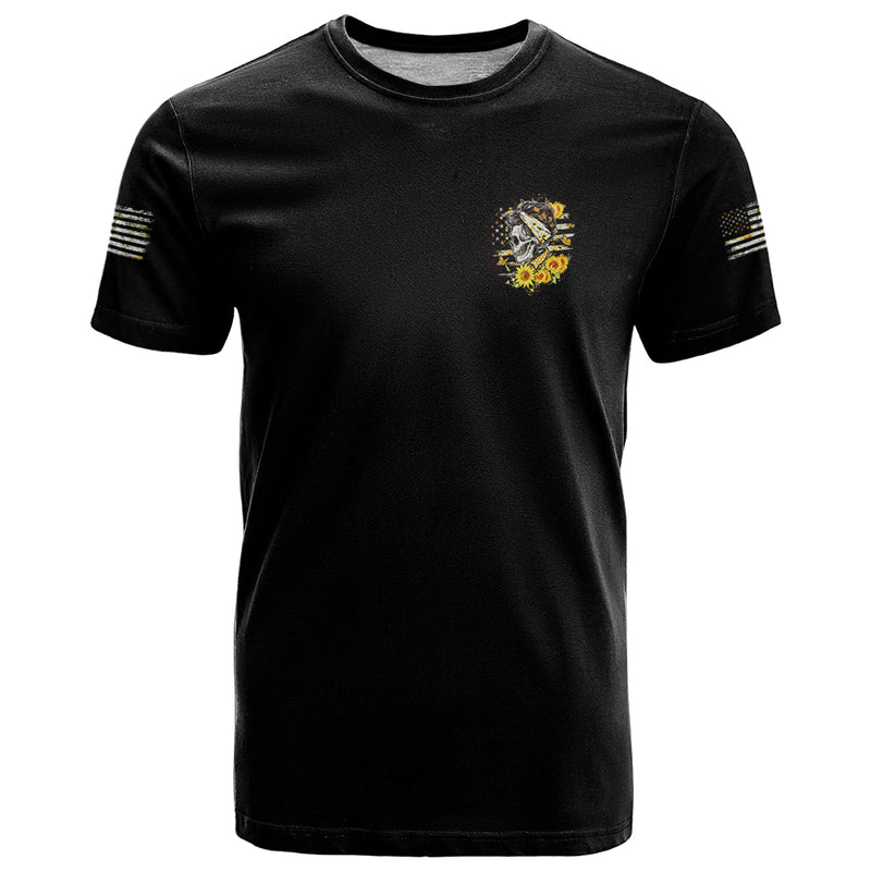 A Little Sunshine A Little Savage Skull T Shirt