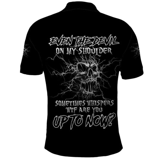Even The Devil On My Shoulder Polo Shirt